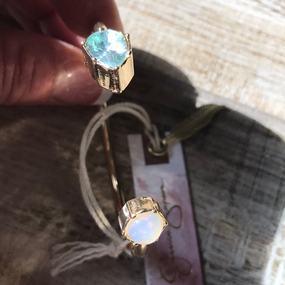 Jessica Simpson Stone Cuff Bracelet